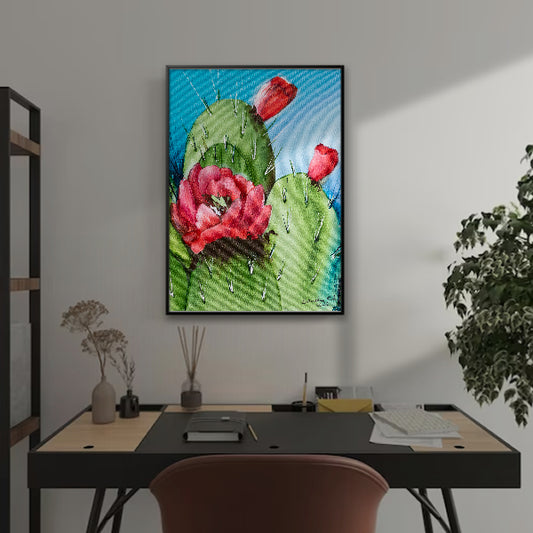 Cactus Flor Vermelha